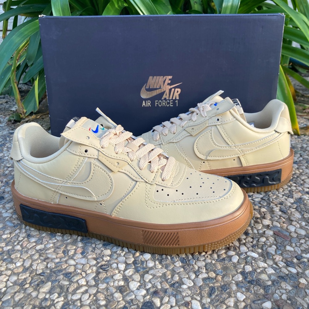 Nike Air Force 1 Beige Sneakers